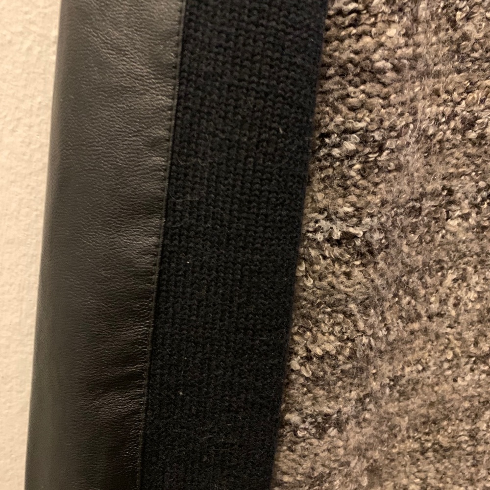 W118 by Walter Baker Faux Leather Sleeved Sweater - Picture 5 of 5